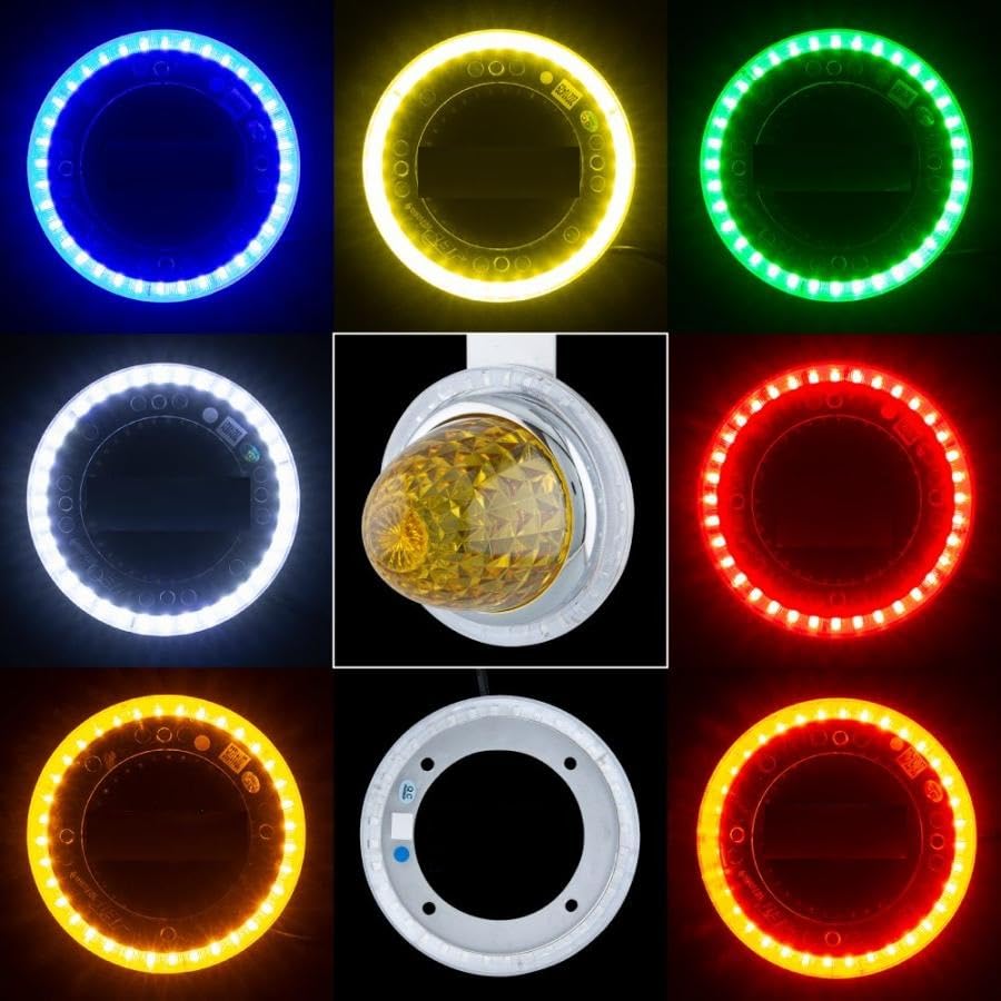 Amazon | トラック用 バスマーカー用 LED エンジェルリング